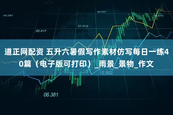 道正网配资 五升六暑假写作素材仿写每日一练40篇（电子版可打印）_雨景_景物_作文