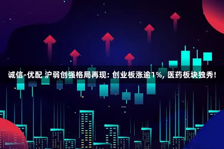 诚信-优配 沪弱创强格局再现: 创业板涨逾1%, 医药板块独秀!