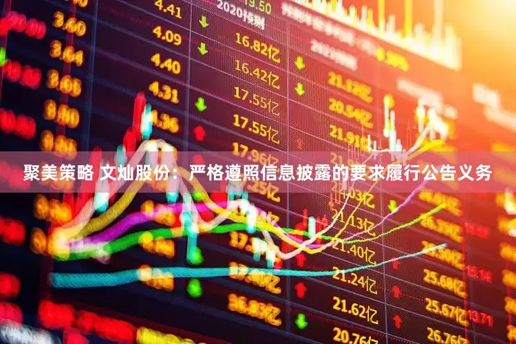 聚美策略 文灿股份：严格遵照信息披露的要求履行公告义务